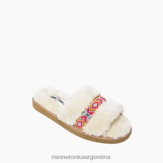 calzado crema mujer Londres Minnetonka R6DN277