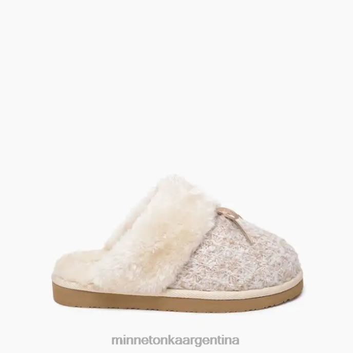calzado crema mujer ráfaga de desgaste Minnetonka R6DN304