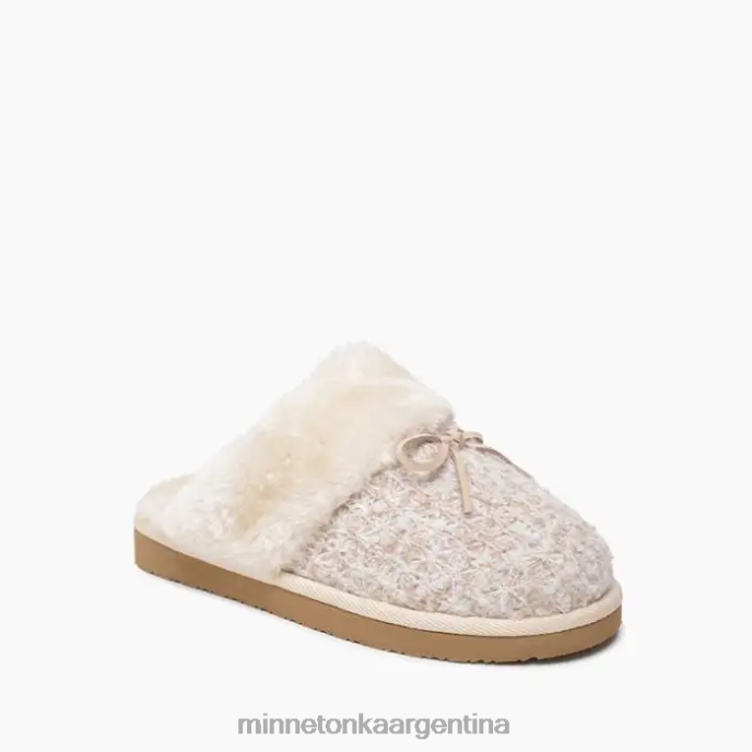 calzado crema mujer ráfaga de desgaste Minnetonka R6DN304