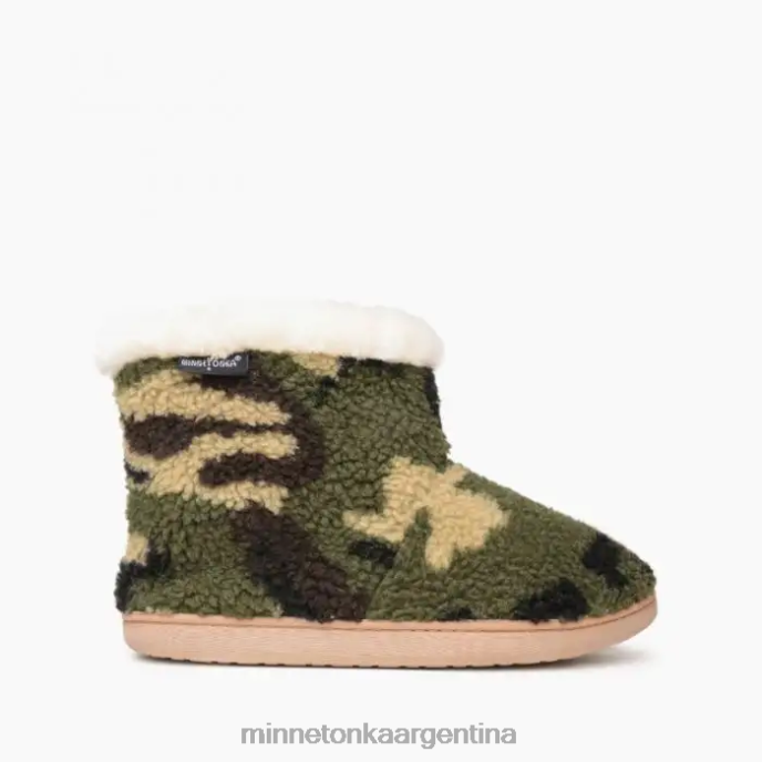 calzado estampado de camuflaje mujer betty Minnetonka R6DN241