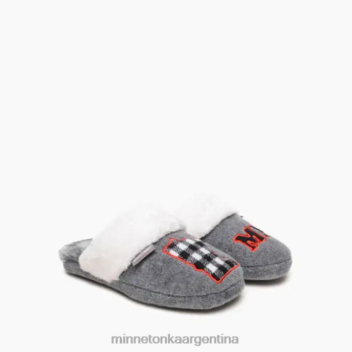calzado gris mujer minny Minnetonka R6DN253