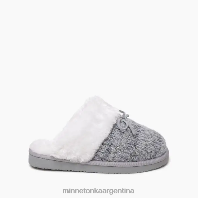 calzado gris mujer ráfaga de desgaste Minnetonka R6DN305