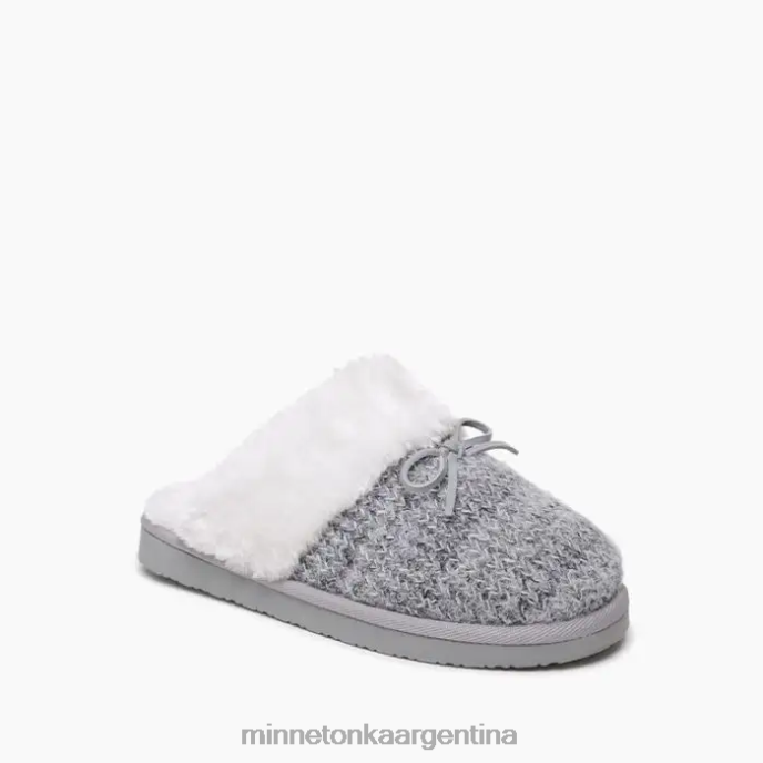 calzado gris mujer ráfaga de desgaste Minnetonka R6DN305