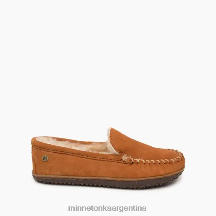 calzado marrón mujer terese de piel de oveja Minnetonka R6DN142