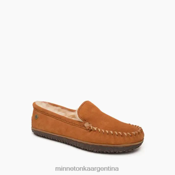 calzado marrón mujer terese de piel de oveja Minnetonka R6DN142