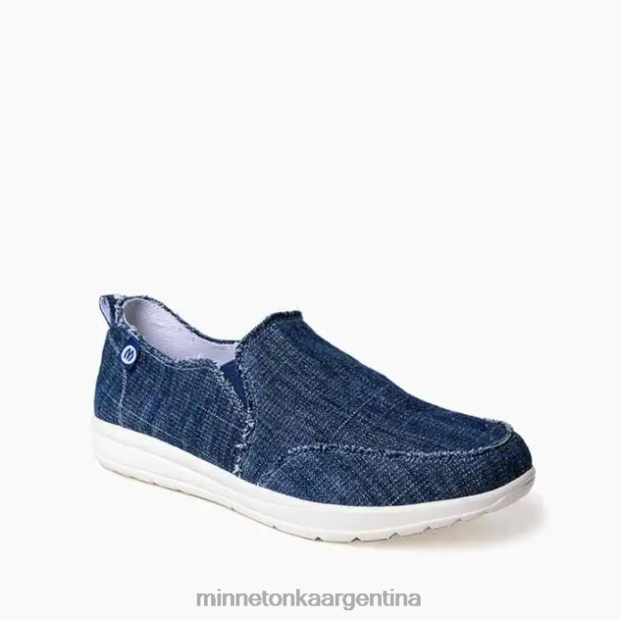 calzado mezclilla azul mujer extensión Minnetonka R6DN135