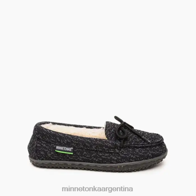 calzado negro mujer roble ecológico Minnetonka R6DN265