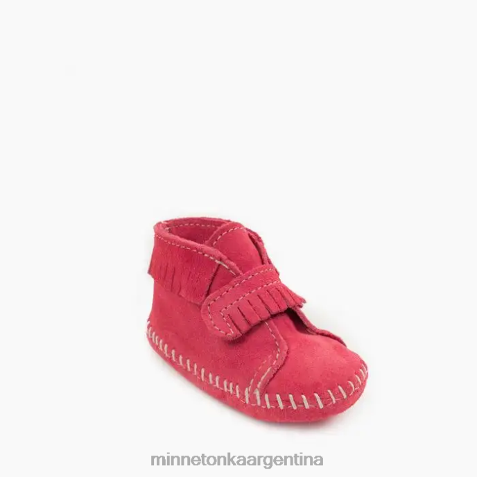 calzado Rosa caliente niños botín con correa delantera Minnetonka R6DN487