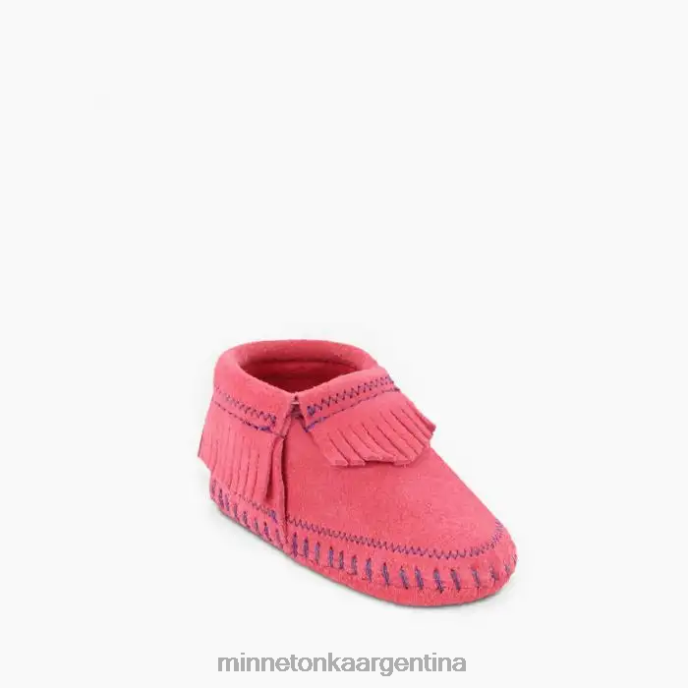 calzado Rosa caliente niños botín riley Minnetonka R6DN479