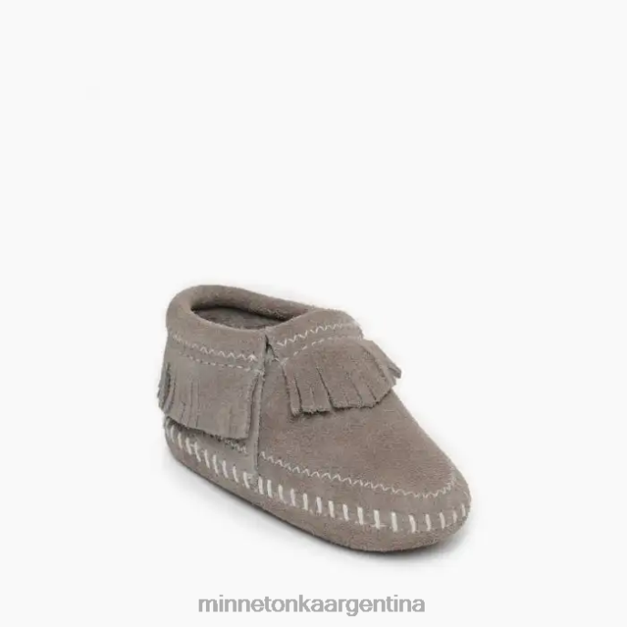 calzado gris niños botín riley Minnetonka R6DN478