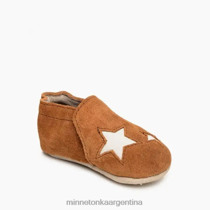 calzado marrón niños botín infantil estrella Minnetonka R6DN473
