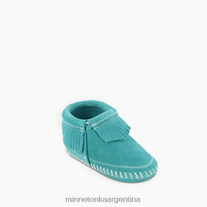 calzado turquesa niños botín riley Minnetonka R6DN482