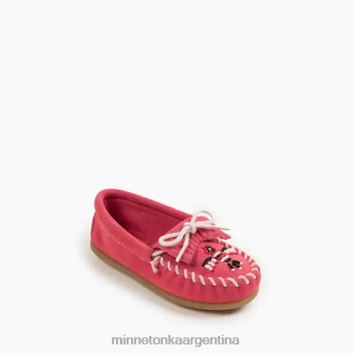 calzado Rosa caliente niños moc trueno Minnetonka R6DN461
