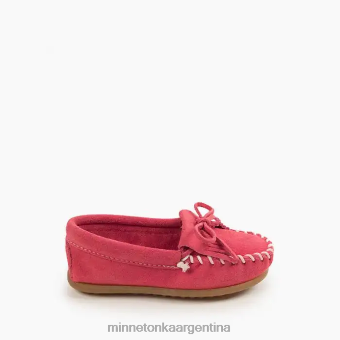 calzado Rosa caliente niños suela dura kilty Minnetonka R6DN459