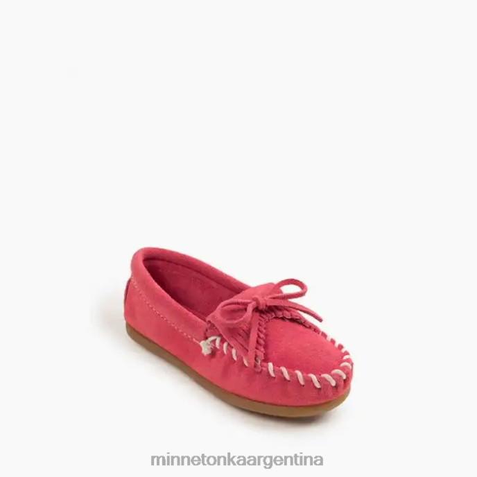 calzado Rosa caliente niños suela dura kilty Minnetonka R6DN459