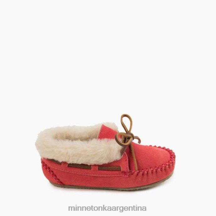 calzado Rosa caliente niños charley Minnetonka R6DN502