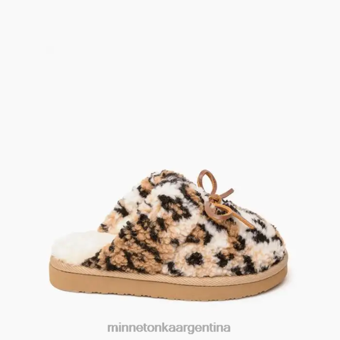 calzado animal canela niños mini ráfaga de desgaste Minnetonka R6DN508