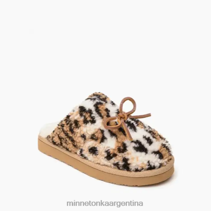 calzado animal canela niños mini ráfaga de desgaste Minnetonka R6DN508