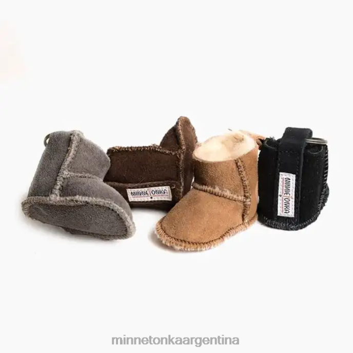 accesorios negro unisexo llaveros mini bota Minnetonka R6DN533