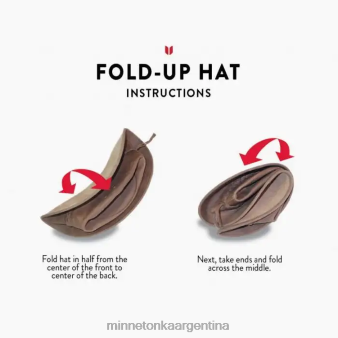 accesorios bronceado ahumado unisexo doblar el sombrero Minnetonka R6DN514